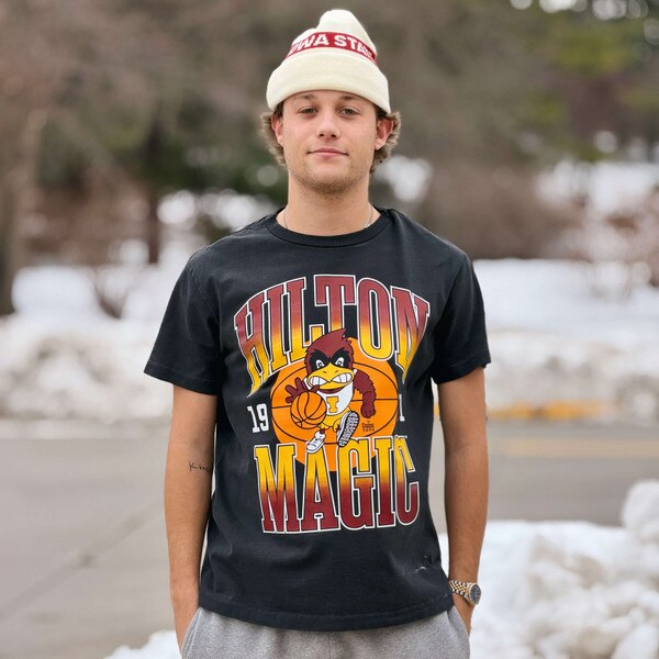 Homefield Basketball Cy Hilton Magic Black Heavyweight T-Shirt (was $46.00)